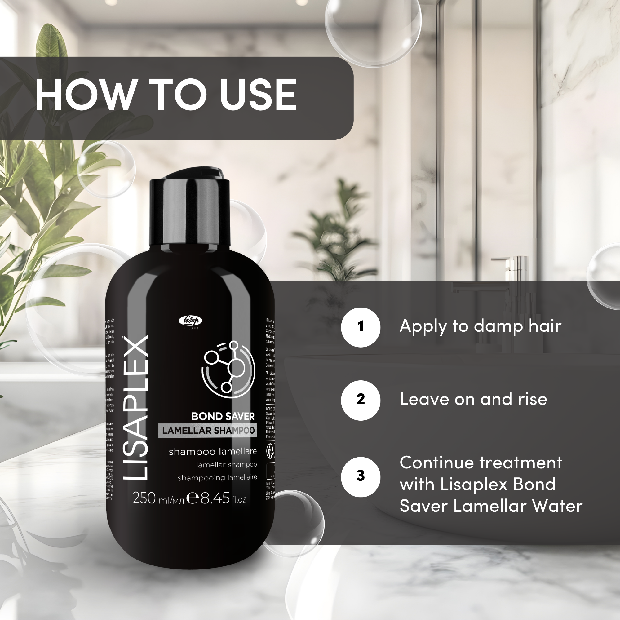 Lisaplex Lamellar Shampoo & Water Set