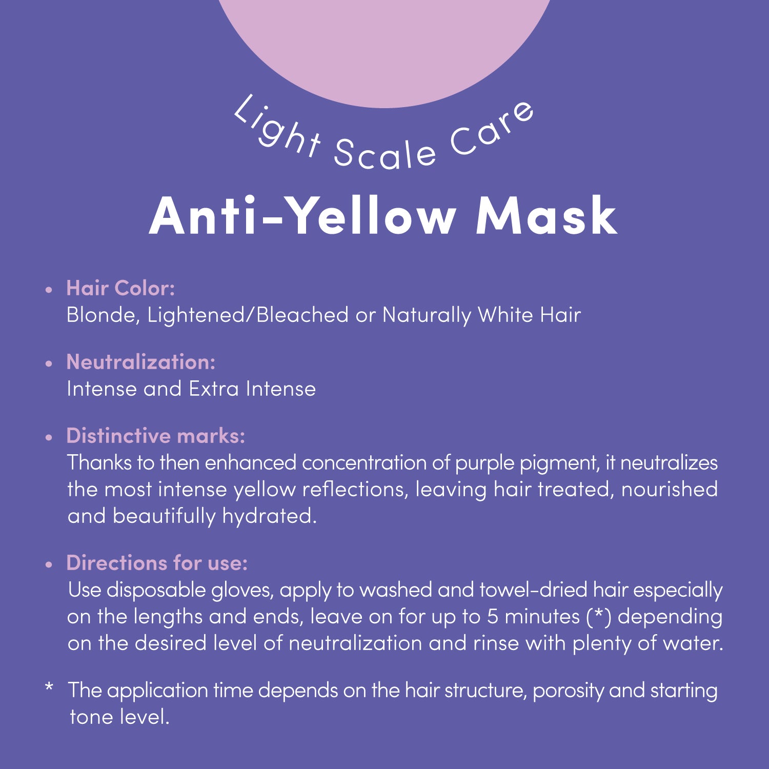 Light Scale Care Anti-Yellow Mask