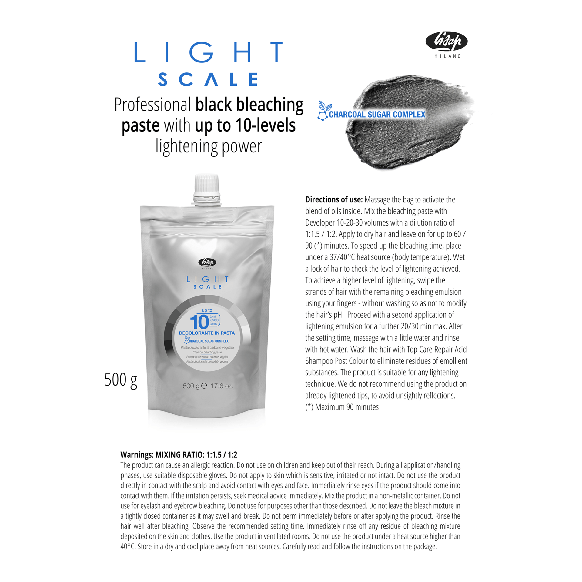 Light Scale Charcoal Bleach