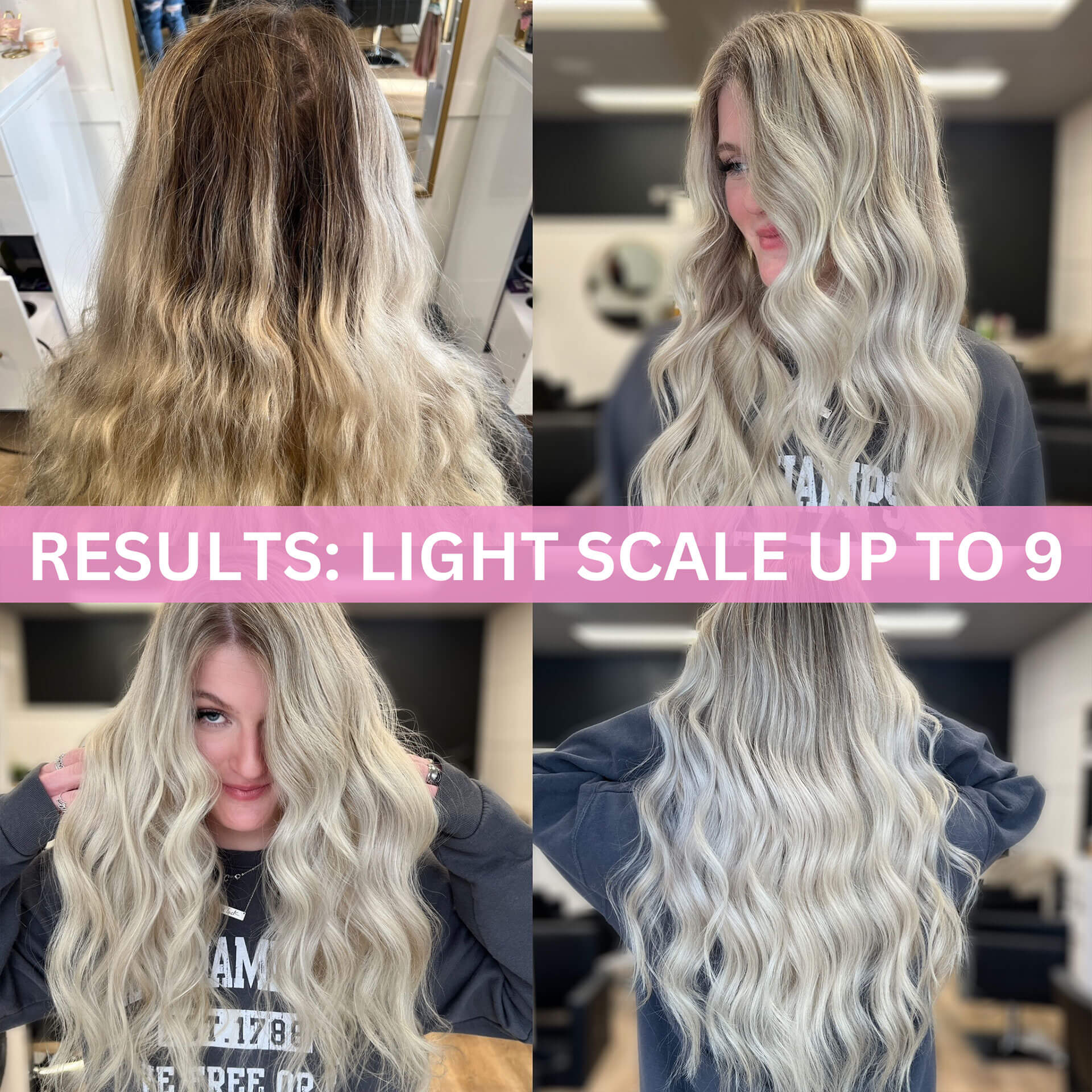 LISAP X PINK PEWTER X @VIVIDSANDBALAYAGE Highlight Kit - Light Scale Up to 9