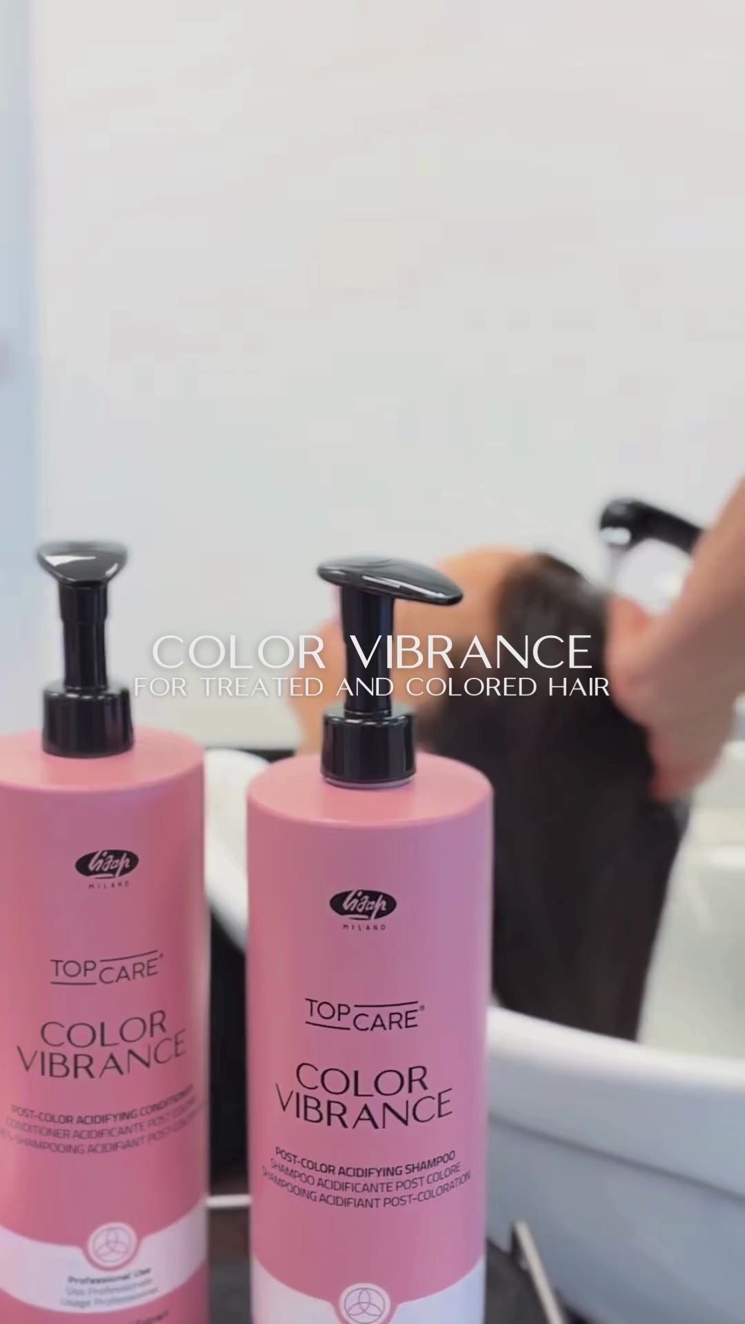 Top Care Color Vibrance Color Protecting Shampoo | Lisap Milano